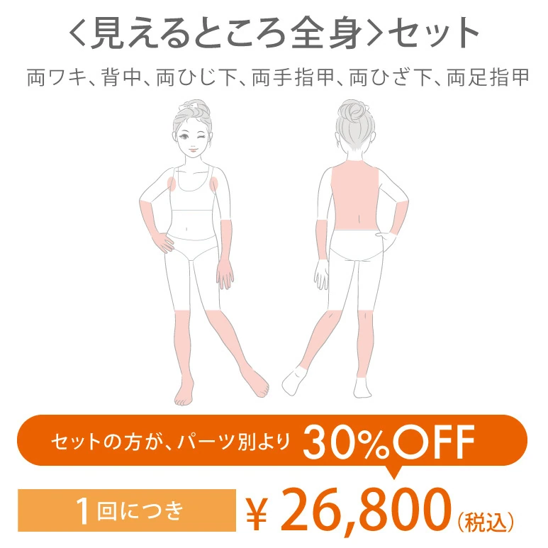 ＜見えるところ全身＞セット