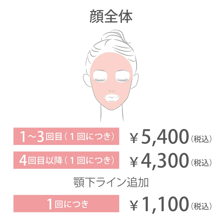 顔全体