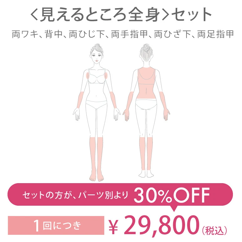 ＜見えるところ全身＞セット