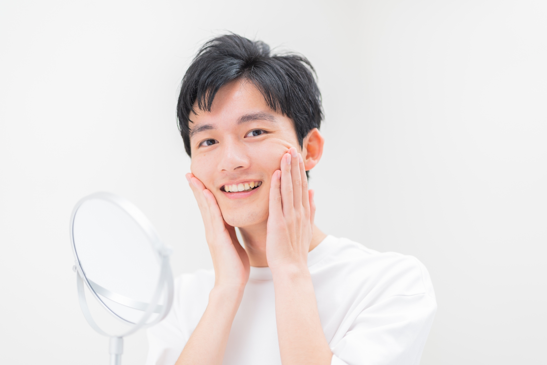 笑顔の男性