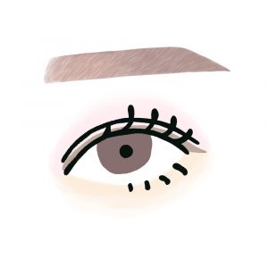 外国人風眉