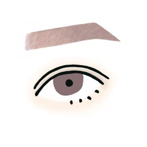 眉毛 タトゥー メンズ
