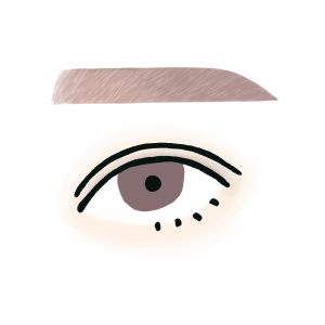 眉毛 タトゥー メンズ