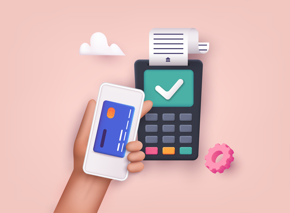 支払いをイメージしたイラスト