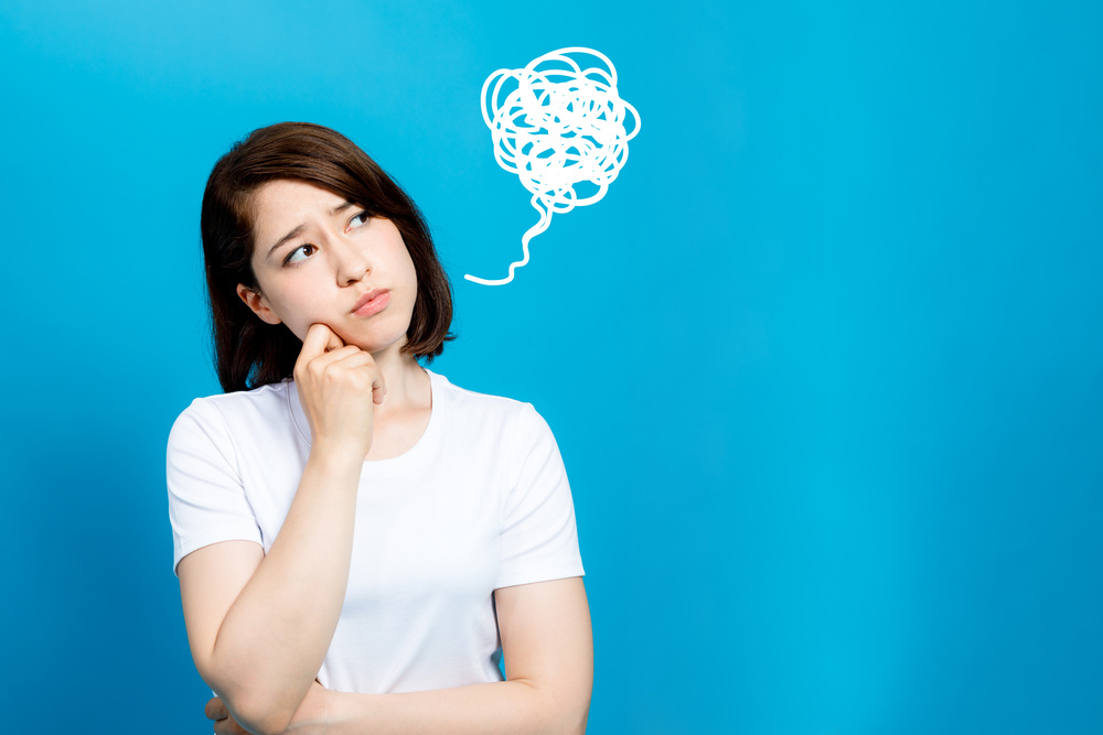 困っている女性