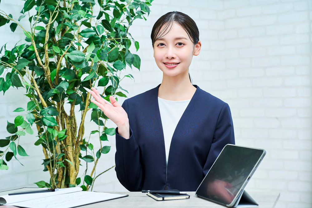 カウンセリング中の女性