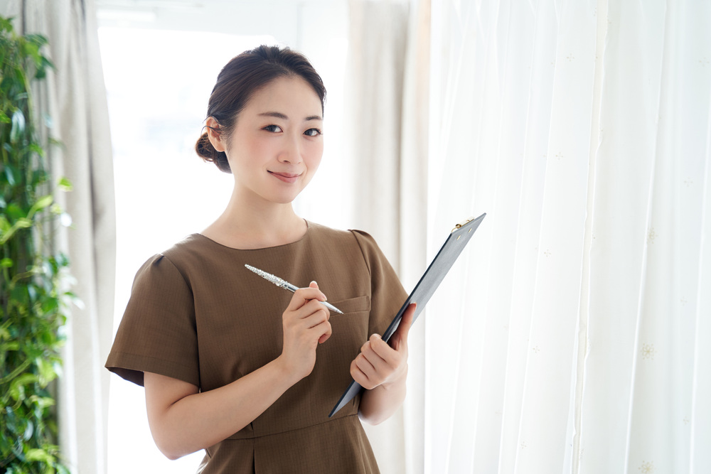 カウンセリング中の女性