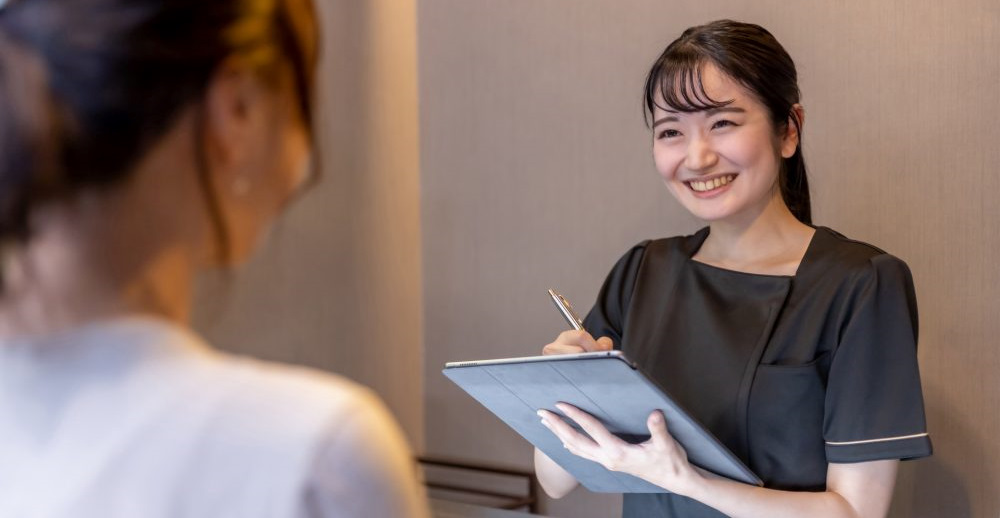 カウンセリング中の女性