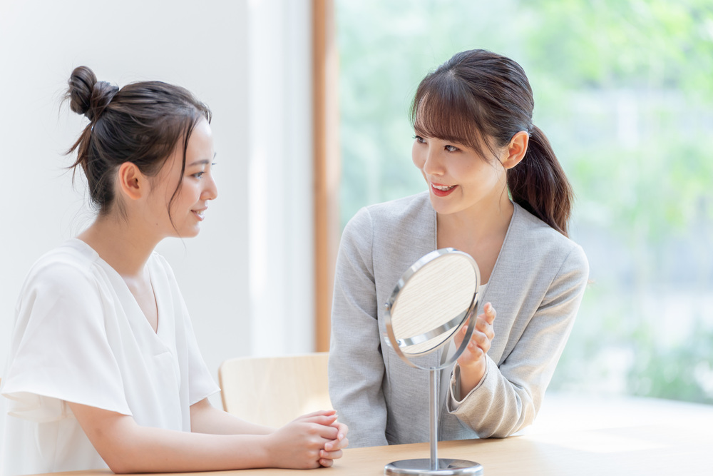 カウンセリング中の女性
